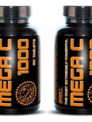 1+1 Zadarmo: Mega C 1000 - Best Nutrition 90 tbl. + 90 tbl.