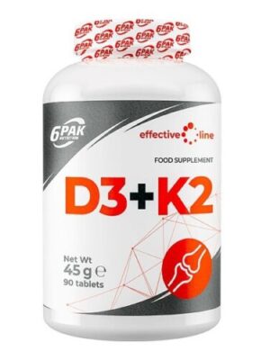 D3 + K2 - 6PAK Nutrition 90 tbl.