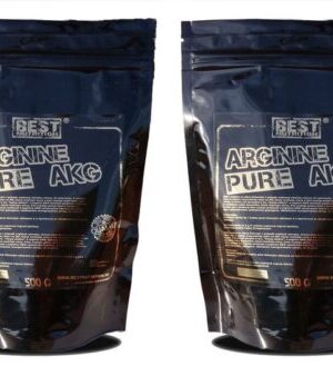 1+1 Zadarmo: Arginine pure AKG od Best Nutrition 500 g + 500 g